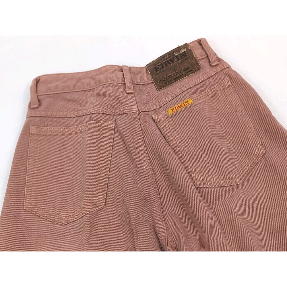 Vintage Edwin International Jeans 28x32 LA Slim Japanese‎ Pink Denim Womans - Picture 2 of 16